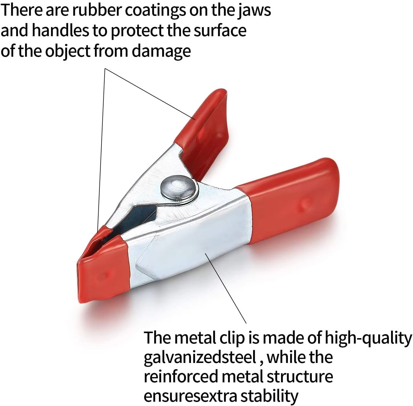 Customizable A-Shaped Metal Clamps Strong Multi-Purpose Electrician & Woodworking Clamps