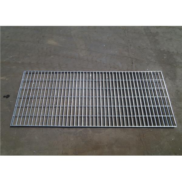 Workshop Platform Galvanized Walkway Grating , Silver Color Floor Mesh Grating