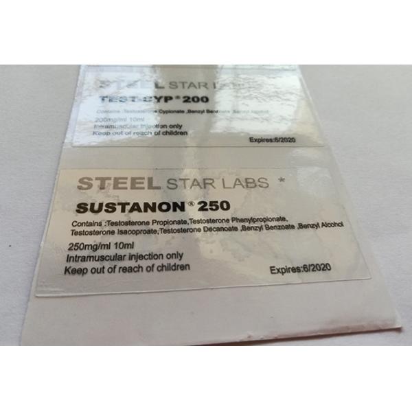 2.5 Mil 10ml Oil Custom Vial Labels Glass Packaging Rolls UV Protection
