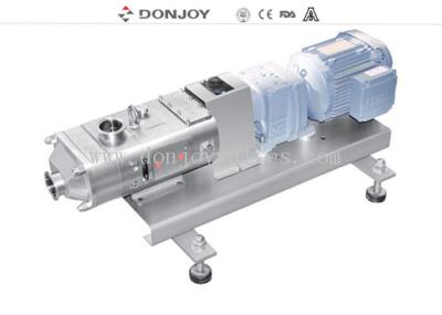 Stainless Steel Helical Gear twin srew pump CIP SIP High Purity Pumps
