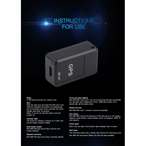 Mini bicycle Gps Tracker oem for motorcycle GF07 Auto Gps Locator