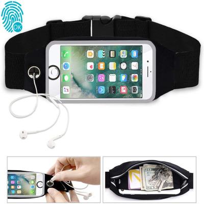 Sac courant unisexe Fanny Pack extérieure imperméable portative de poche de Lycra