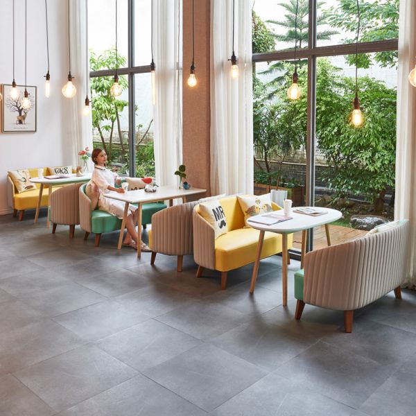 Commercial Coffee Shop Sofa Booths Design Modern Furniture Cafe Sofa