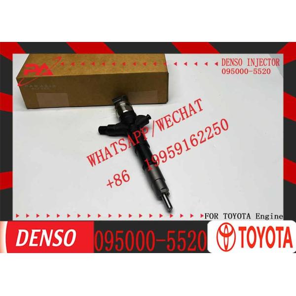  2KD New Diesel Common Rail Fuel Injector 095000-5520 Nozzle Injector 095000 5520 0950005520 for Toyota Hilux