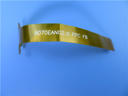 Cu 35um PCB гибкого трубопровода Polyimide 0.15mm двойной, который встали на сторону поверхностный