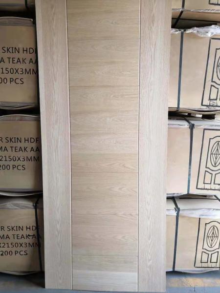 2.7mm,3mm Teak Veneer MDF Door Skin/Teak Veneer Moulded PLYWOOD door skin