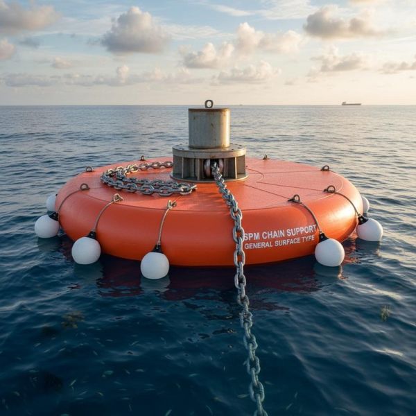Single Point Mooring System Use General Surface Chain Support Buoy