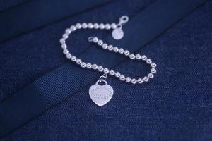 ODM Infinity Bead Love Sterling Silver Bracelet Bangle For Girlfriend