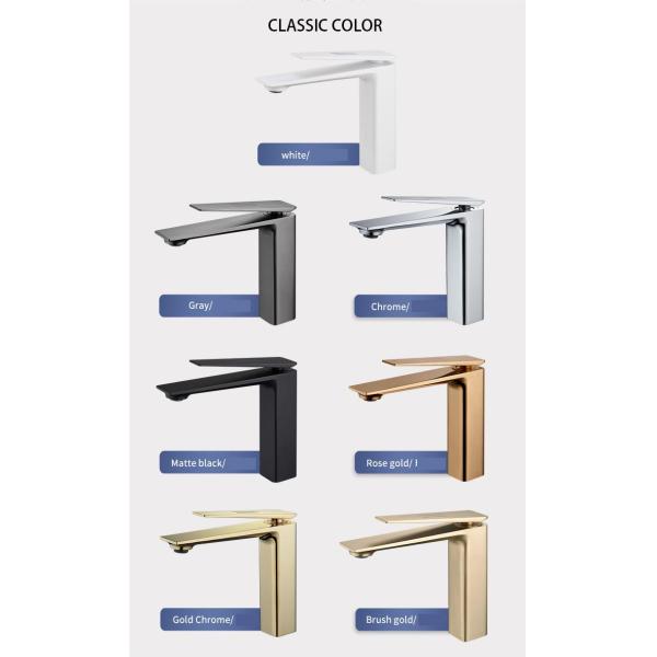 2KG Household Bathroom Kitchen Faucet Tap White Hot And Cold All Copper Cuprum