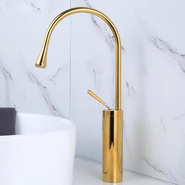 Lizhen Hwa.Con Basin Faucet Mixer Taps for Single Handle and Hot Water in Bath Room