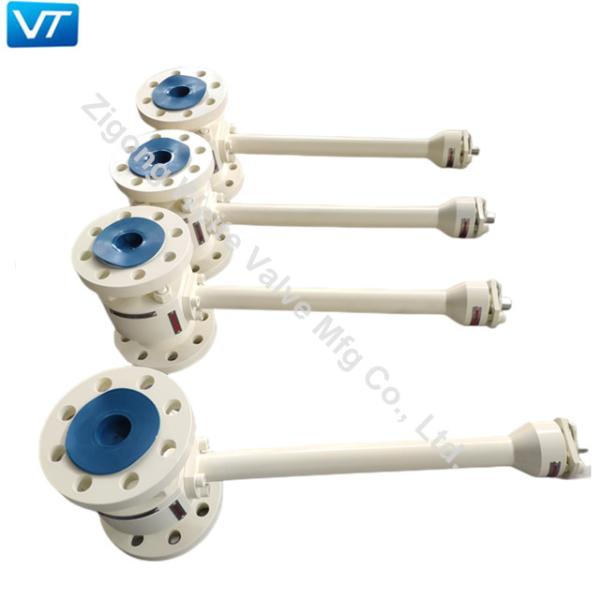 2×1.5 Cryogenic Flanged Floating Ball Valve 300LB LF2 Stainless Steel