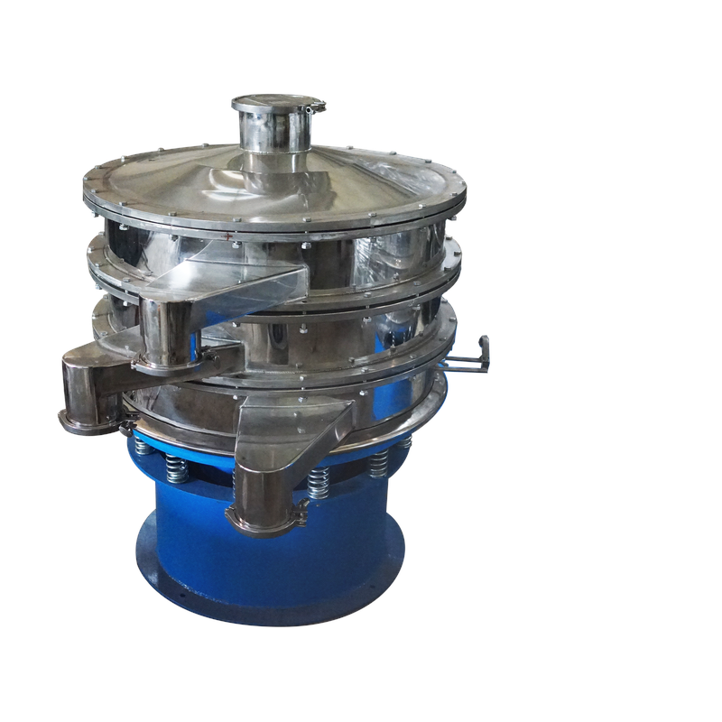 DY-1500 Rotary Vibrating Screen High Precision Large Output Powder Sieve Carbon Steel 2 Layer 380V