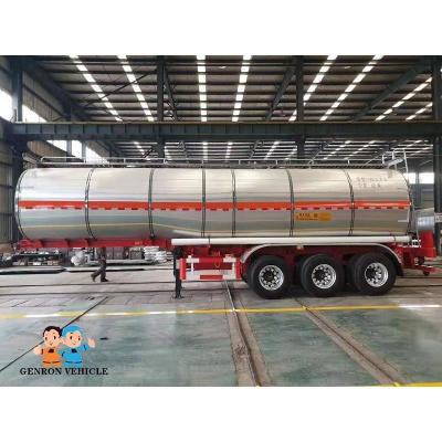 Reboque líquido do petroleiro do hidrogênio 25000L modular da proteção do escape do gás