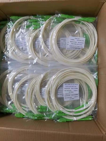 Self Supported Outdoor Fiber Optic Cable Pre Terminated Drop Wire Cable Sc To Sc APC/Upc Simplex