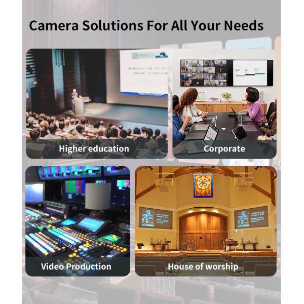 DAIPU PSC-12NK 4K 12X Optical Zoom NDI 3G-SDI HD-MI PTZ Camera for Conference Calls
