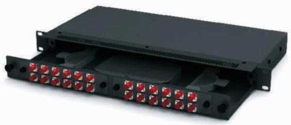 FTTH Modular LC SC FC ST 24 Port 1U 48 Fiber Optic Patch Panel