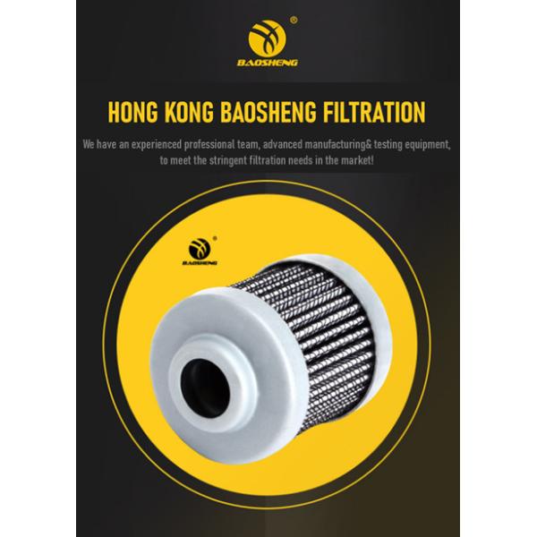 35mm OD XCMG 60 Pilot Excavator Hydraulic Filter BAOSHENG