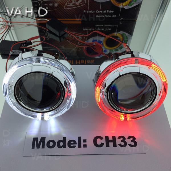 CH33 3.0inch Crystal angel eye Bixenon Car hid xenon projector kit