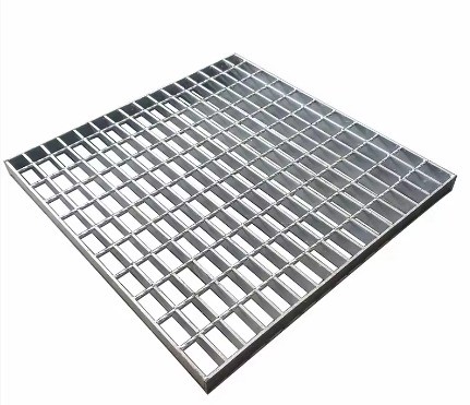 Storm Drain Trench Covers Mild Steel Checker Plate Grating Mesh with 50mm Cross Bar Pitch
