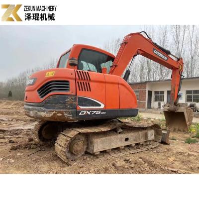 5 toneladas Doosan 55 Excavator DH55 Usado Doosan Excavator 0.175M3 Balde