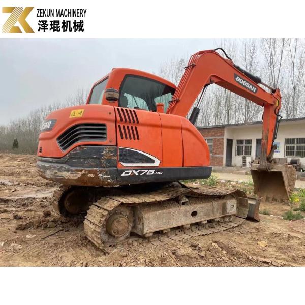 5 toneladas Doosan 55 Excavator DH55 Usado Doosan Excavator 0.175M3 Balde