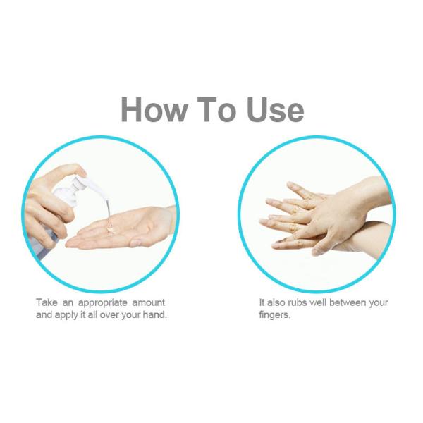 Waterless Alcohol Antibacterial Hand Sanitizer Hand Wash Cleaning