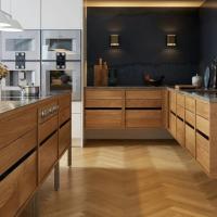 Projet Ghana Armoire de cuisine modulaire de design moderne sur mesure en bois