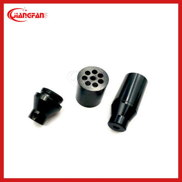Stainless Steel Fiber Optic Fan Out Kit 2 / 4 / 6 / 8 / 12core Bundle Splitter POM Black