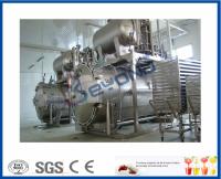 Equipamento industrial da pasteurização do leite da leiteria, esterilizador do vapor da garrafa 0.6MPa