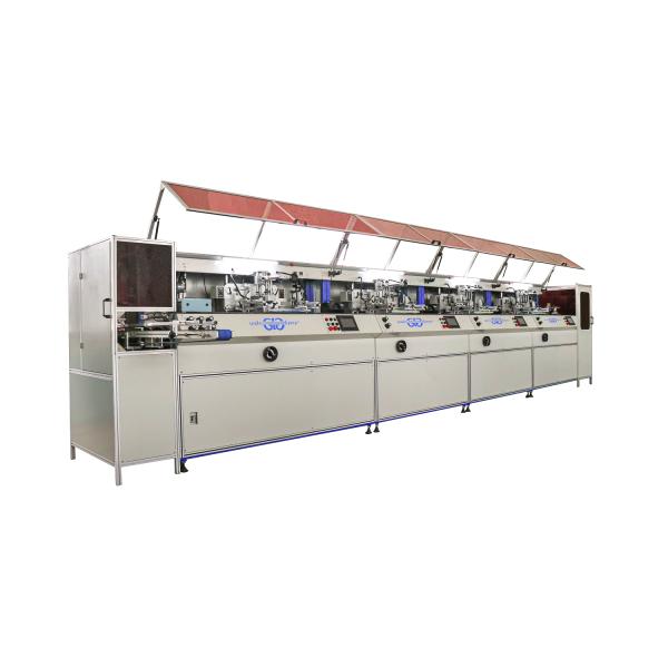 Управляемая сервоприводом печатная машина экрана бутылки 360 градусов для ежедневных химических контейнеров