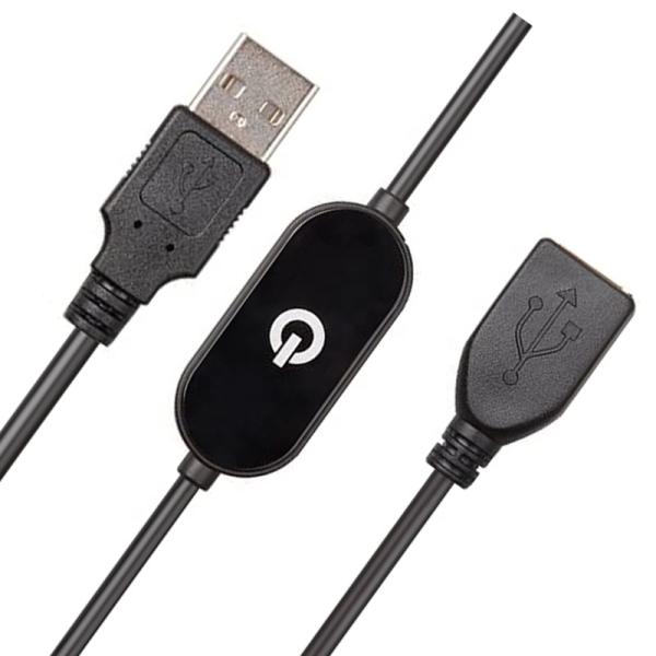 Dimmer Switch Male to Female 5.5x2.1mm  DC Extension Cable for Led Strip Lights  Lamps