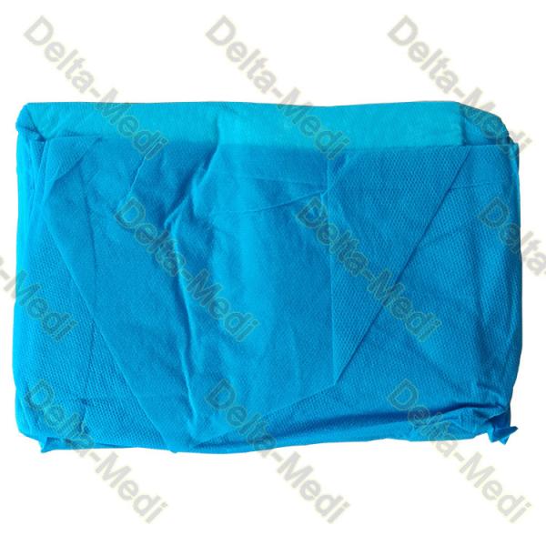 Personal Care Clinic Reinforced Disposable Sterile Gowns Hook And Loop Fastener