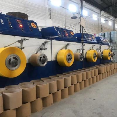 Máquina semiautomática de enrolar banda de fixação de estação dupla de PP