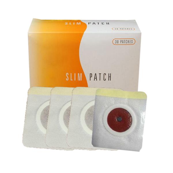 30pcs Magnet Body Slim Patch Navel Belly Slimming Patches Weight Loss Burning Patches For Fat Firming Stickers White Red
