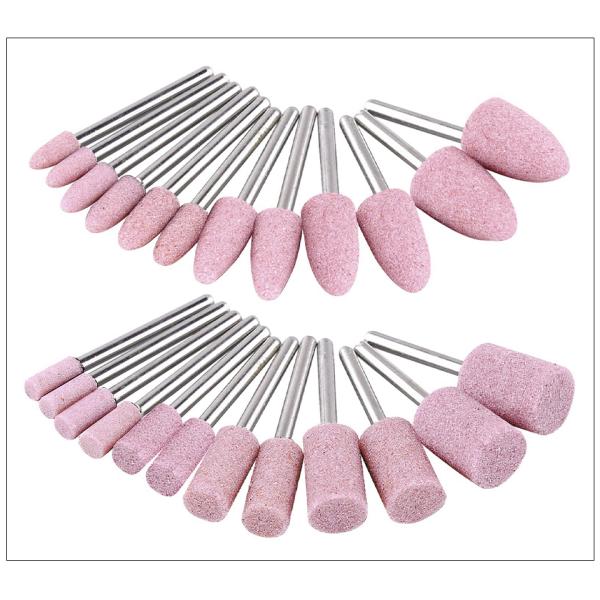 100 шт. абразивный шлифовальный круг по камню 1/8 (3 мм) с хвостовиком на головке