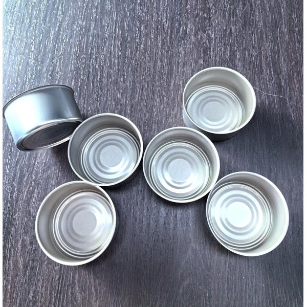 Customized Tuna Tin Can for Food Industry D83*44 180g-250g Volume 0.19mm Thickness ISO9001 and SGS Certified