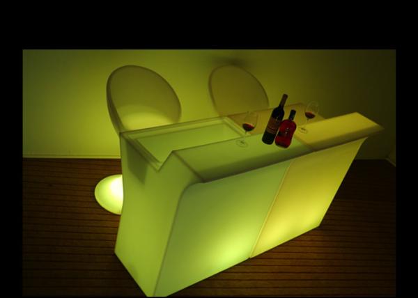 Glowing Illuminated Outdoor Furniture Modern Commercial Led Light Up Chairs