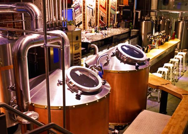 Manual Control Pilot Beer Brewing System Stainless Steel SUS304 Electric Heating