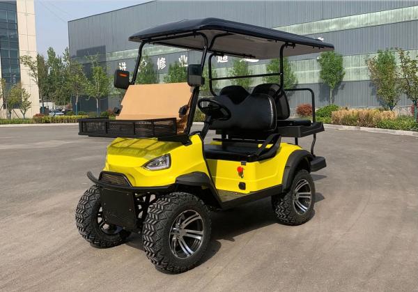 Low Speed Electric Powered Golf Cart With Lead Acid Battery 30km/h Max Speed