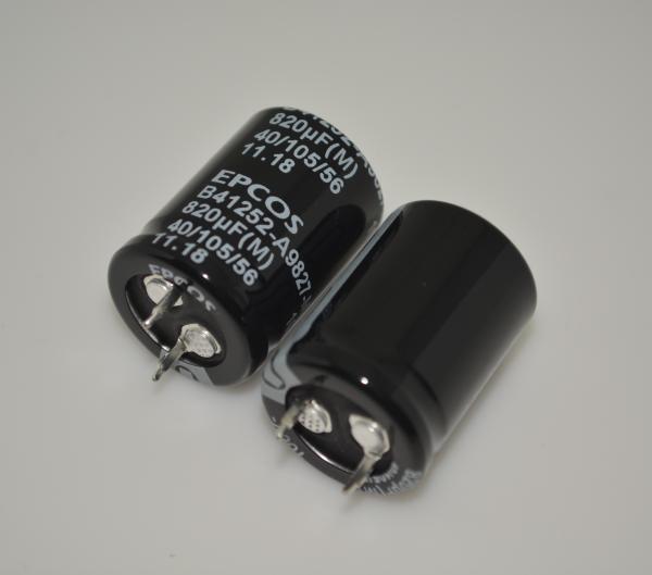 B41252A9827M000 EPCOS/TDK 820nH Ferrite Core Inductor 10% Tolerance 7.8A Saturation Current 9.5A Thermal Current -55°C to +150°C RoHS Compliant Automotive Grade AEC-Q200 Certified