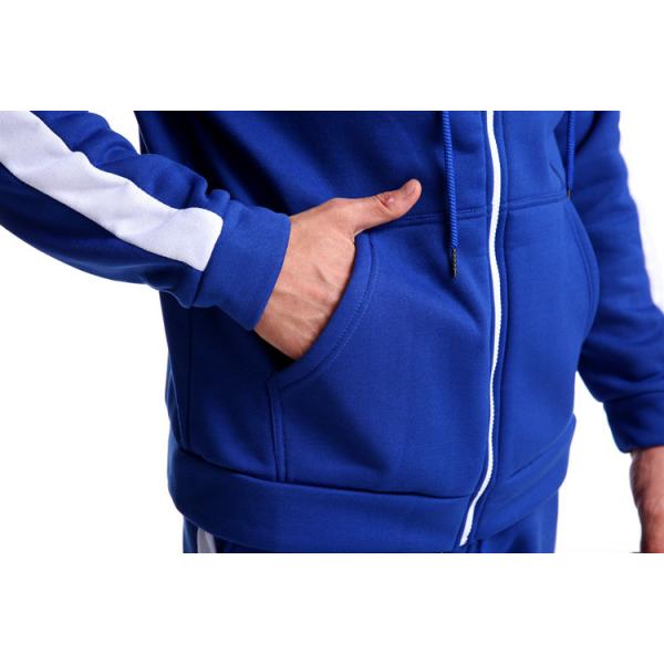 55% Polyester 45% Cotton Fashion Red Custom Outdoor Clothing Casual Long Sleeve Tracksuit