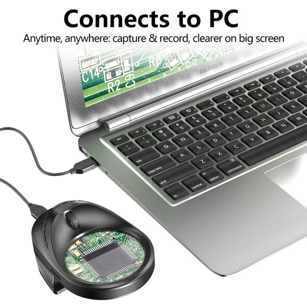 20X Magnification Digital Microscope with 2.8 Inch Color Screen and Fixed Focus Design - Portable Handheld Magnifier