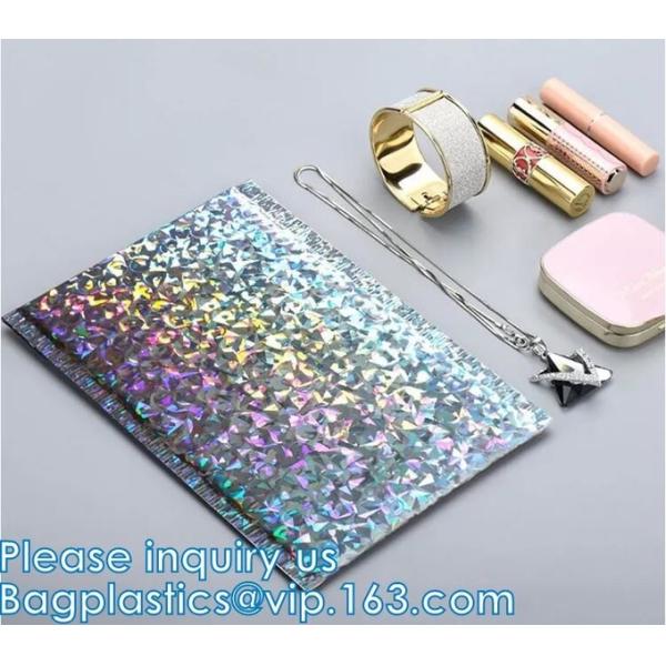 Mailer Slider Air Zip lockk Ploy Bubble Mailing Packaging Bag, Beauty Padded Pouch, Shipping Bags, Envelopes