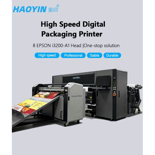 Smooth Movement Digital Packaging Printer With RIP Software / GMG Color Engine