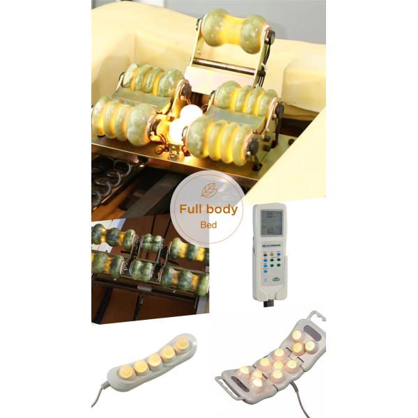 Nugabest Турманиевые массажные кровати N5 Боль в спине Термотерапия Мигун Автоматическое электрическое тепловое нефритовое массажное кровати