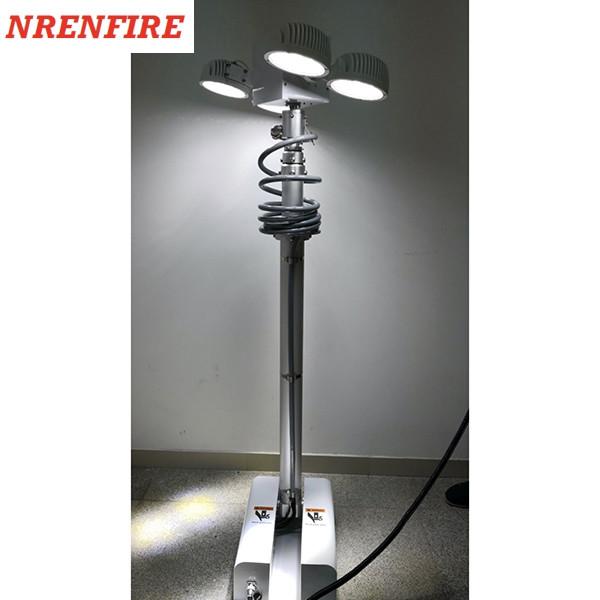 roof mast light tower pneumatic telescopic mast light tower foldable mast lighting vehicle roof mount pneumatic mast