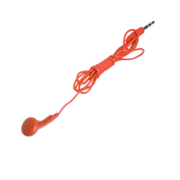 98dB Sensitivity Single Side Disposable Earphone for Tour Guide or Monitor System Receiver In ear Headphone Form Factor