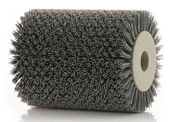 Portable Industrial Polishing Brushes , Abrasive Nylon Wire Brush Roller