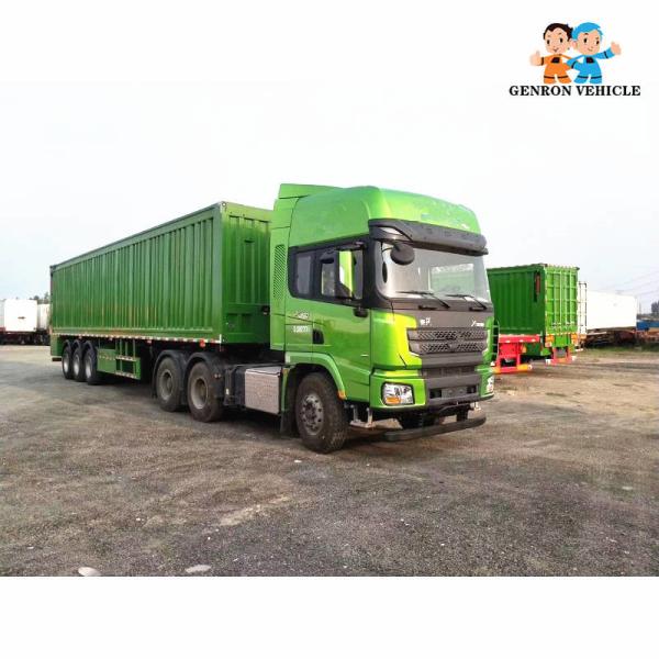 Tri Axles Box Body Quad Axle 50 Tons Tipper Truck Trailers