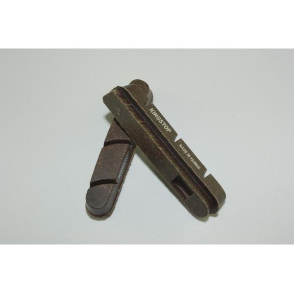 brown Color brake pads replacement for carbon road bike wheel cork wood material shiman &campygnolo cassette body